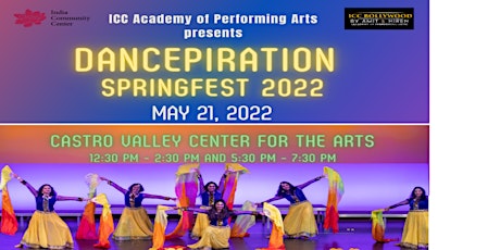 ICC Bollywood by Amit & Hiren- Dancepiration 2022.  SHOW-2 (5:30PM-7:30PM) tickets