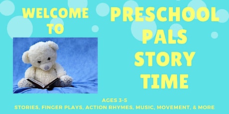 Preschool Pals Storytime - June & July dates
