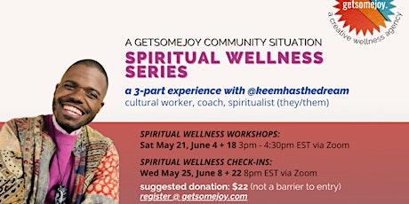 Spiritual Wellness Check-In with Hakim Pitts (1 of 3) tickets