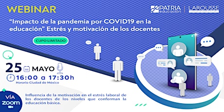 “Impacto de la pandemia por COVID19 en la educación” tickets