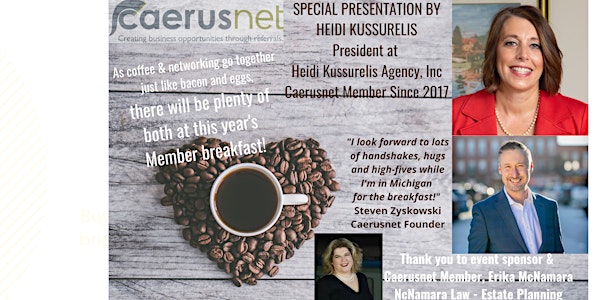 Caerusnet's Member Breakfast Networking Event