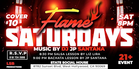 Flame Saturdays at State Social House tickets