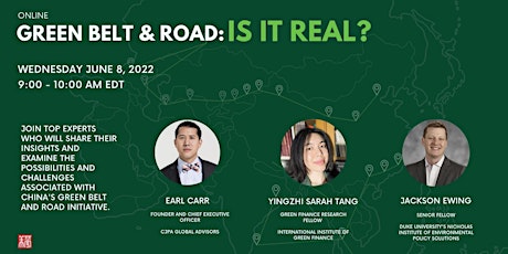 China's Green Belt and Road: Is It Real? tickets