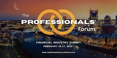 The Professional Forum - Financial Industry Summit tickets