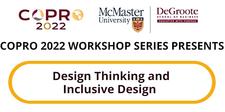 Design Thinking and Inclusive Design biglietti
