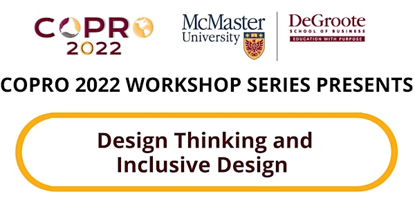 Design Thinking and Inclusive Design