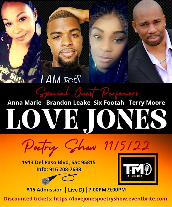Love Jones Poetry Show image