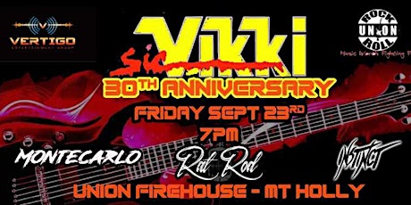MONTECARLO supporting SIC VIKKI 30th Anniversary show at UNION FIREHOUSE