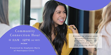 Community Connection Hour | Online Tickets