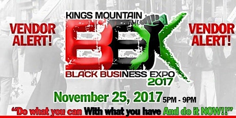 Kings Mountain Black Business Expo 2017 primary image