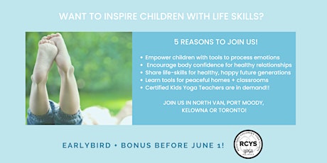 Empower Children with Life Skills! Join us for Kid's Yoga Teacher Training tickets
