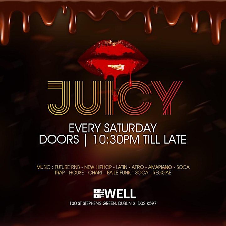 Juicy Night Party At The Well Sat 28th May image