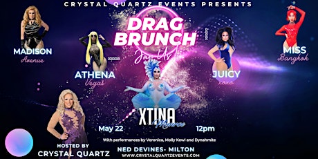Drag Brunch at Ned Devines in Milton Hosted by Crystal Quartz tickets