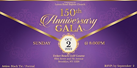 150th LRBC Anniversary Gala