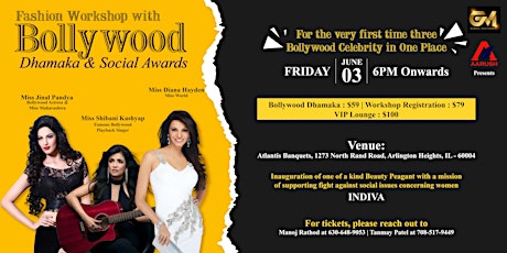 Fashion Workshop with Bollywood Dhamaka & Social Awards tickets