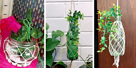 Inspirations Craft Group @ Girrawheen Library - Macrame bottle planters tickets