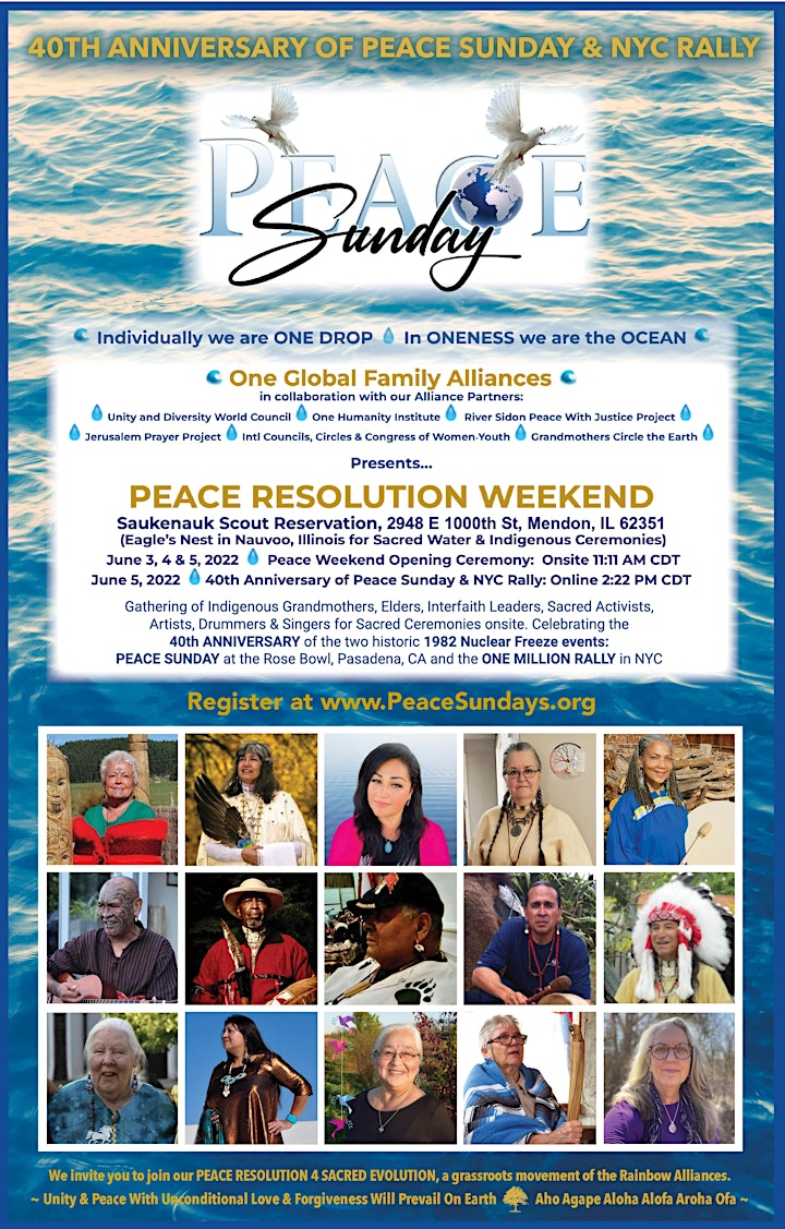 PEACE RESOLUTION WEEKEND for PEACE SUNDAY image