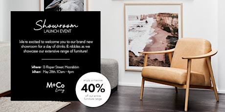 M+Co Living Showroom Launch Event tickets