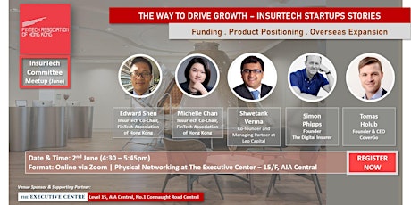 FTAHK InsurTech Committee Presents: The Way to Drive Growth tickets