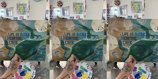 Blue Crab: Pasadena, Greene Turtle with Artist Katie Detrich!