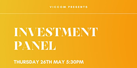 VicCom Investment Panel tickets