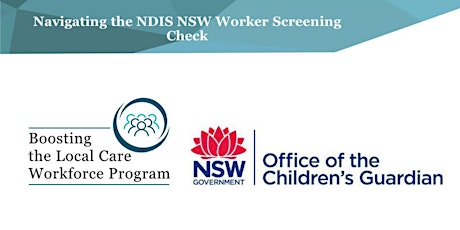 Navigating the NDIS NSW Worker Screening Check tickets