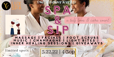 Spa & Sip: Massage, Detox, Scrub, Champagne, Inner Healing Sessions & more