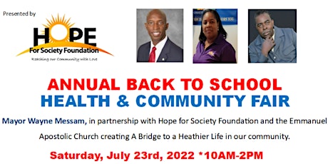 Back to School Health and Community Fair tickets