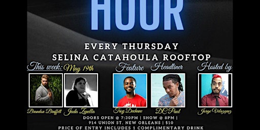 Catahoula Comedy Hour at The Selina Catahoula Hotel Rooftop Bar