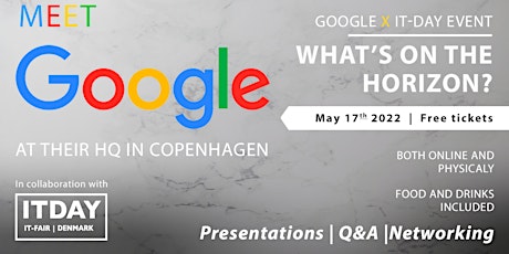 IT-DAY x Google Event - What's on the Horizon for Google? tickets