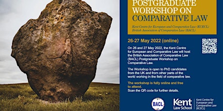 British Association of Comparative Law (BACL) Postgraduate Workshop tickets