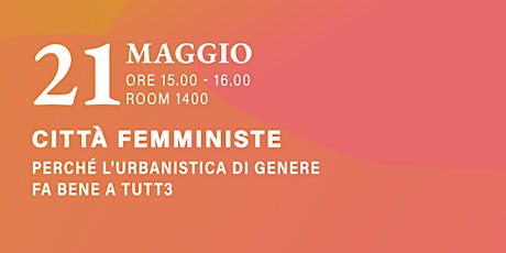 WeWorld Festival - Città femministe biglietti