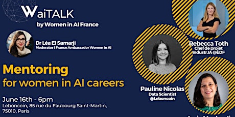 Mentoring for Women In AI Careers billets