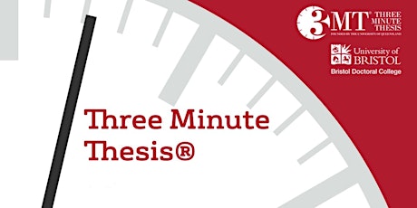 University of Bristol Three Minute Thesis Final tickets