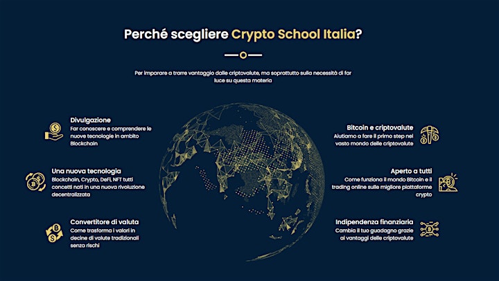 Immagine CRYPTO SCHOOL ITALIA - MASTERCLASS 2022 - BRESCIA