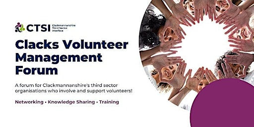 Clackmannanshire Volunteer Management Forum - August 2022