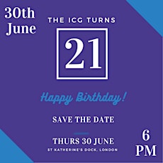 The ICG's 21st Birthday Party tickets