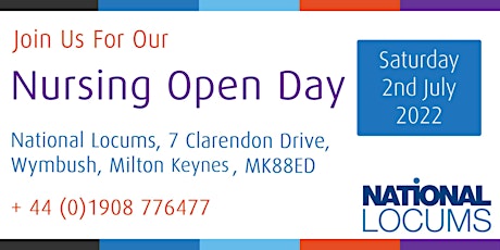National Locums Nursing - Open Day tickets