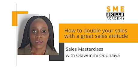 Image principale de How to double your sales with a great sales attitude