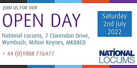 National Locums - Open Day tickets