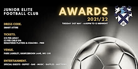 Junior Elite FC - Annual Awards '22 tickets