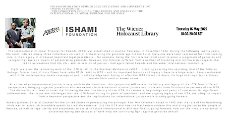 Ishami Foundation Summer 2022 ‘Education and Conversation’ online symposium tickets