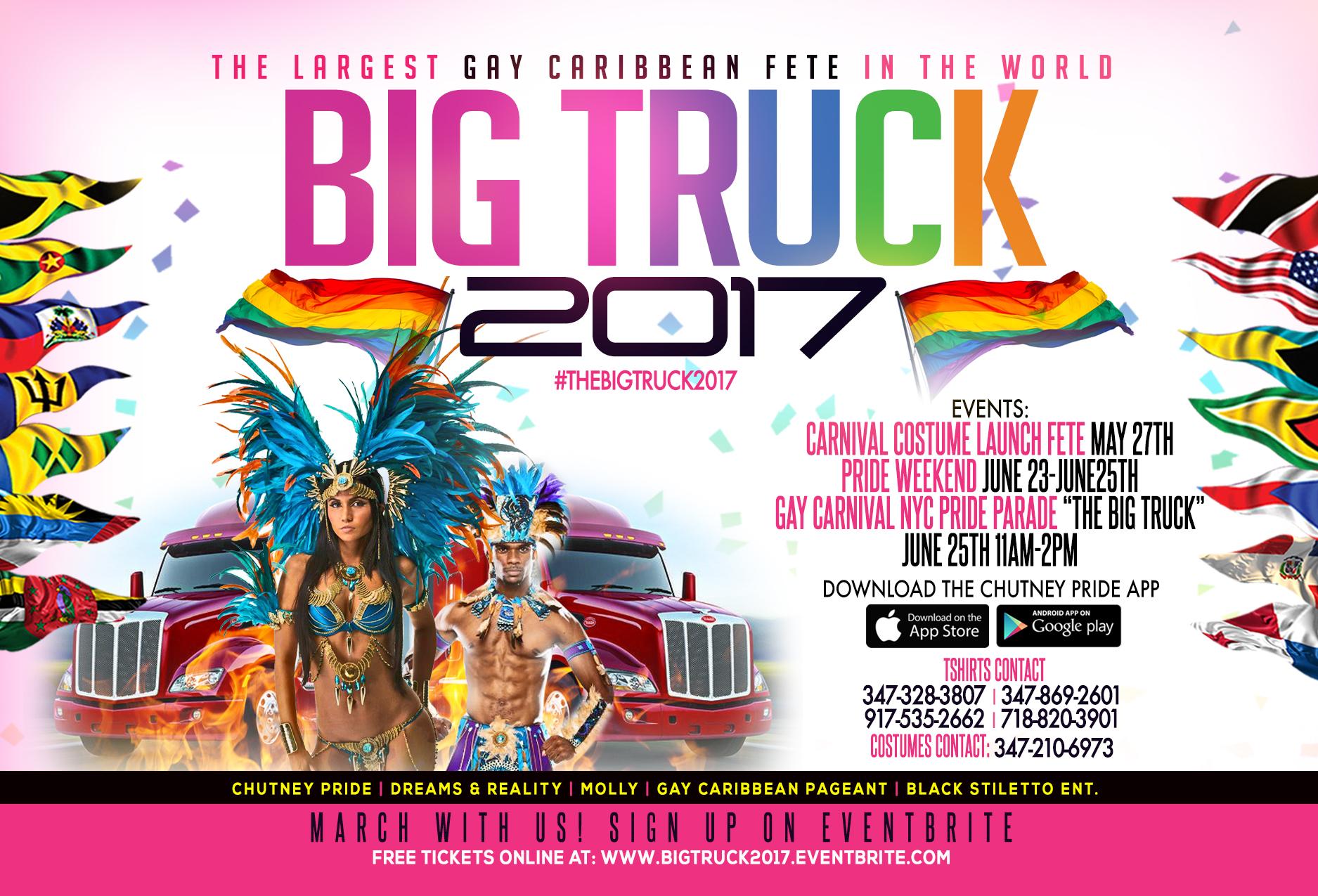 The  BIG TRUCK  Gay Carnival 2017