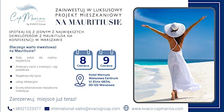 Conference in Warsaw: Luxury Real Estate Investment in Mauritius. tickets