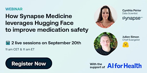 How Synapse Medicine leverages Hugging Face to improve medication safety