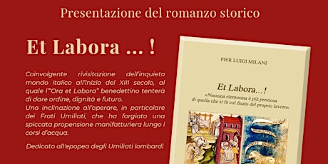 Et Labora...! - Presentazione del romanzo , visita guidata e apericena biglietti