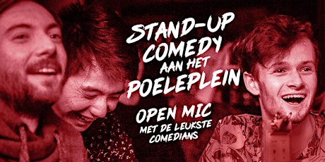 3 Juni - Open Mic  - Stand-up comedy aan het Poeleplein (Nederlandstalig) tickets