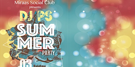 Summer Party with DJ PS Vol.1 primary image