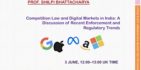 Competition Law and Digital Markets in India tickets