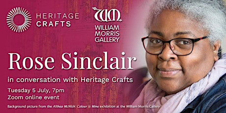 Rose Sinclair in Conversation with Heritage Crafts tickets